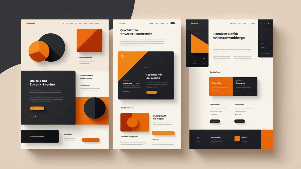 Abstract A/B testing framework visualization for homepage modules