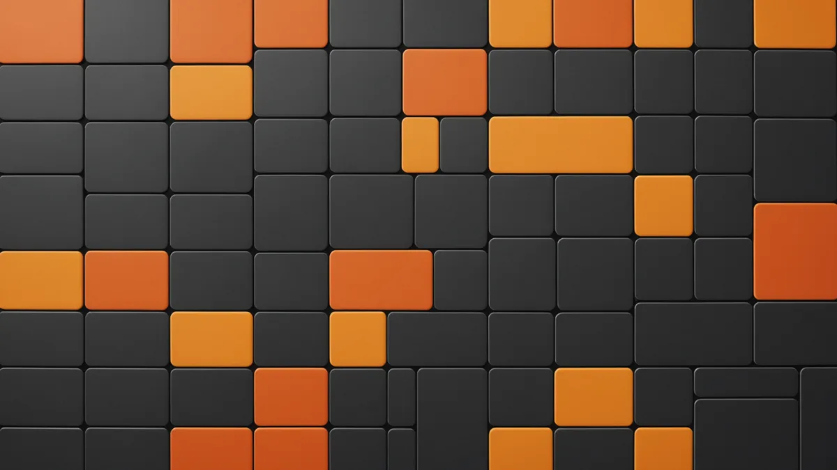 Abstract cross-sell recommendation concept showing related product tiles